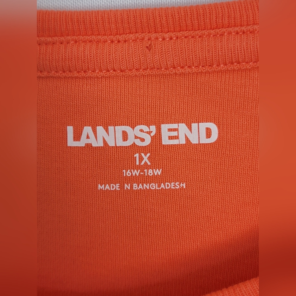 Lands' End Short Sleeve Tee Size 1X - Picture 2 of 7